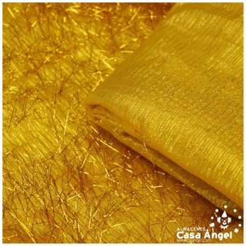 TELA DE PELO DORADO DE RAFIA SERIE URAGUIRI 150cm