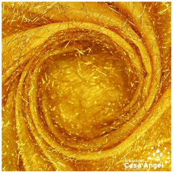 TELA DE PELO DORADO DE RAFIA SERIE URAGUIRI 150cm