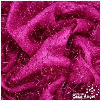 TELA DE PELO FUCSIA DE RAFIA SERIE URAGUIRI 150cm