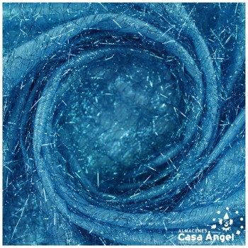TELA DE PELO TURQUESA DE RAFIA SERIE URAGUIRI 150cm