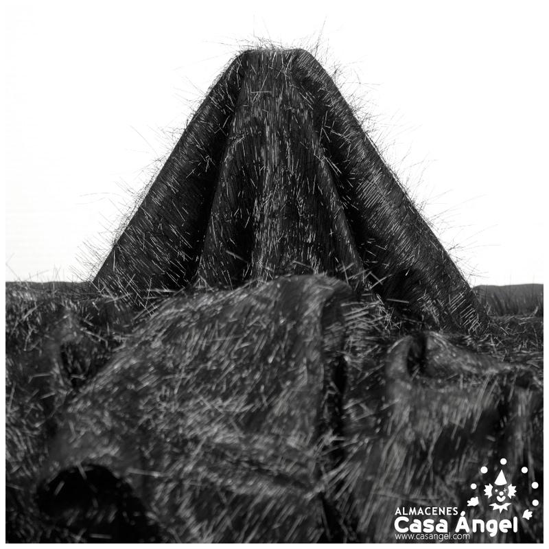 TELA DE PELO NEGRO DE RAFIA SERIE URAGUIRI 150cm