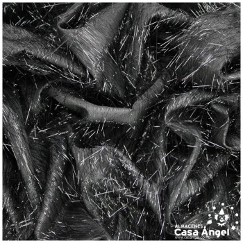 TELA DE PELO NEGRO DE RAFIA SERIE URAGUIRI 150cm