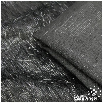 TELA DE PELO NEGRO DE RAFIA SERIE URAGUIRI 150cm