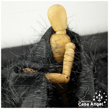TELA DE PELO NEGRO DE RAFIA SERIE URAGUIRI 150cm