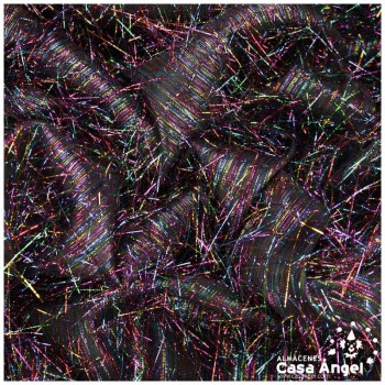 TELA DE PELO MULTICOLOR DE RAFIA SERIE URAGUIRI 150cm
