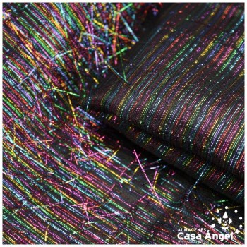 TELA DE PELO MULTICOLOR DE RAFIA SERIE URAGUIRI 150cm