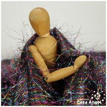 TELA DE PELO MULTICOLOR DE RAFIA SERIE URAGUIRI 150cm