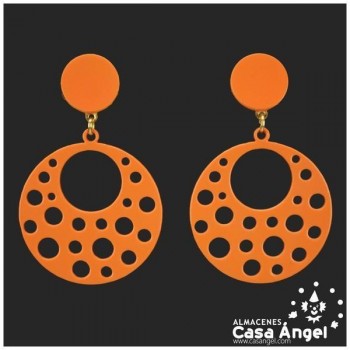 PENDIENTE ACETATO CIRCULAR CALADO ADULTO
