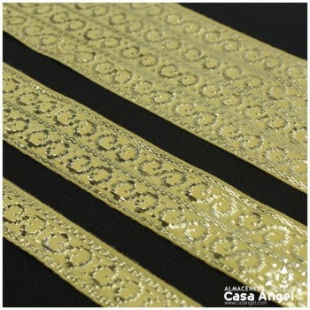 PASAMANERÍA JACQUARD DIBUJO DE OCHOS