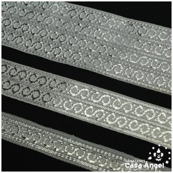 PASAMANERÍA JACQUARD DIBUJO DE OCHOS