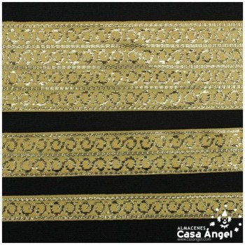 PASAMANERÍA JACQUARD DIBUJO DE OCHOS