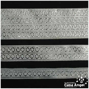 PASAMANERÍA JACQUARD DIBUJO DE OCHOS