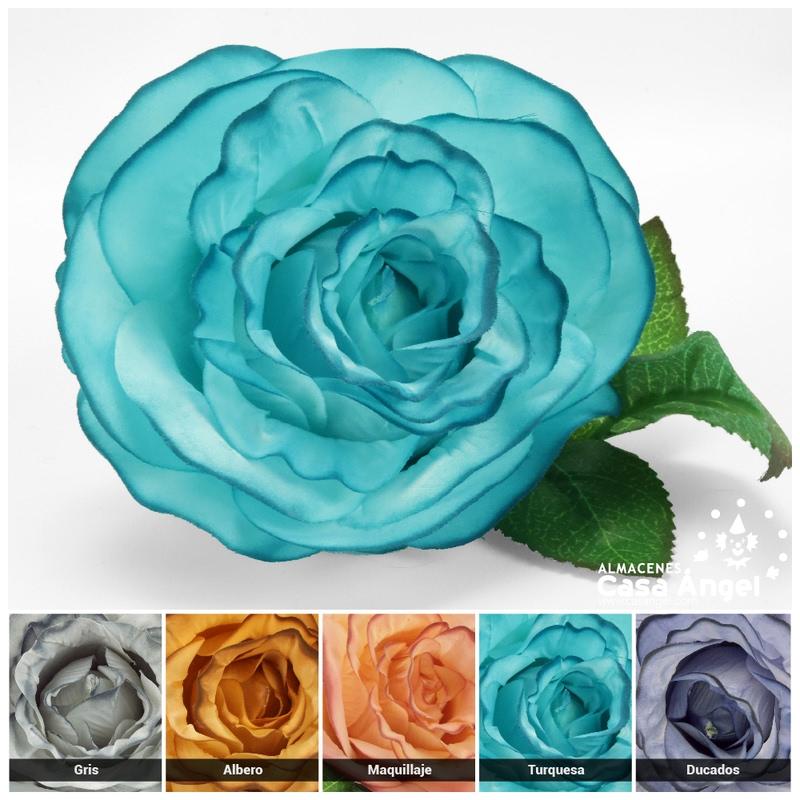 ROSA ARTIFICIAL SERIE PATIO DEGRADÉ 13cm