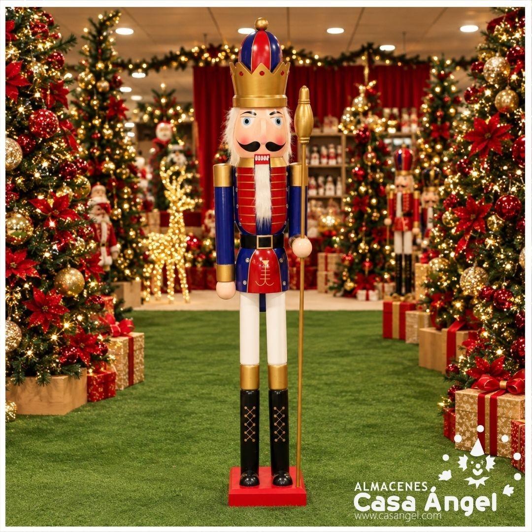 SOLDADO CASCANUECES DECORATIVO DE NAVIDAD 180 cm
