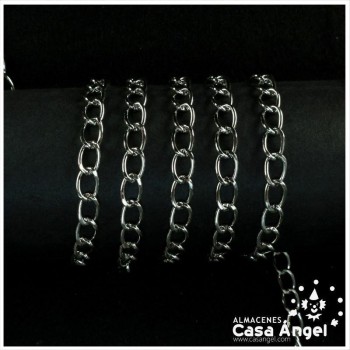 CADENA ALUMINIO ESLABÓN COLORES ORO Y PLATA VARIOS TAMAÑOS