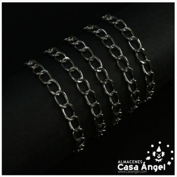 CADENA ALUMINIO ESLABÓN COLORES ORO Y PLATA VARIOS TAMAÑOS