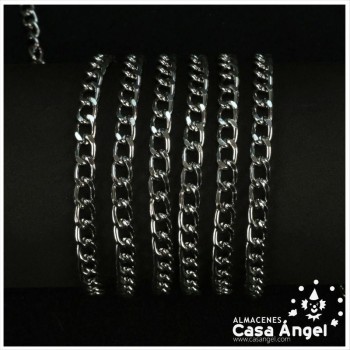 CADENA ALUMINIO ESLABÓN COLORES ORO Y PLATA VARIOS TAMAÑOS