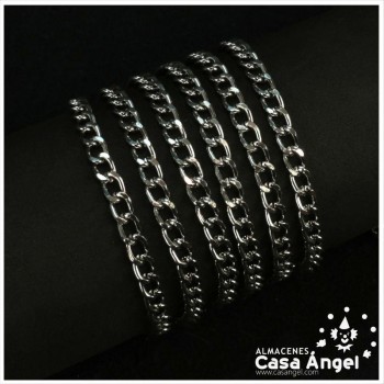 CADENA ALUMINIO ESLABÓN COLORES ORO Y PLATA VARIOS TAMAÑOS