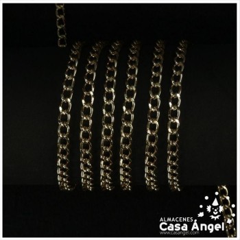 CADENA ALUMINIO ESLABÓN COLORES ORO Y PLATA VARIOS TAMAÑOS
