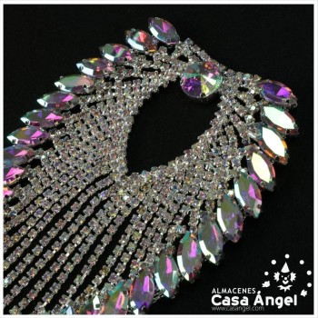 APLICACIÓN METÁLICA CUELLO CRISTAL O BOREAL 13,5cm