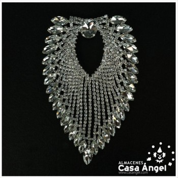 APLICACIÓN METÁLICA CUELLO CRISTAL O BOREAL 13,5cm
