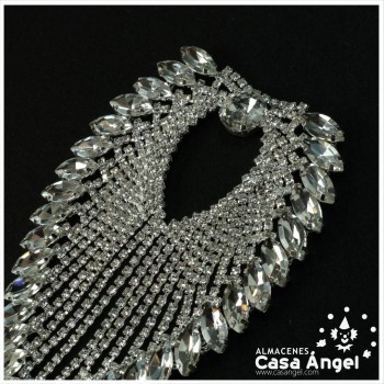 APLICACIÓN METÁLICA CUELLO CRISTAL O BOREAL 13,5cm