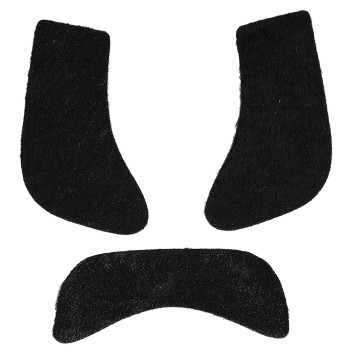 BIGOTE Y PATILLAS ADHESIVO NEGRO