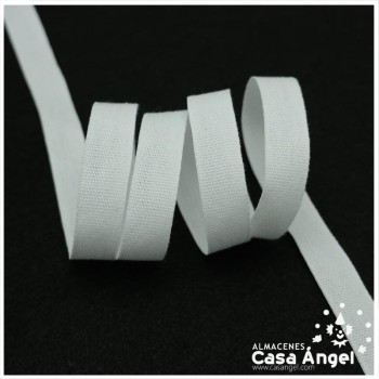 CINTA DE ALGODÓN BLANCO Y NEGRO 6mm