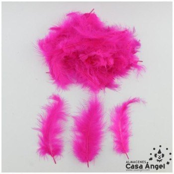 BOLSA DE PLUMAS MARABÚ MEDIA 15cm