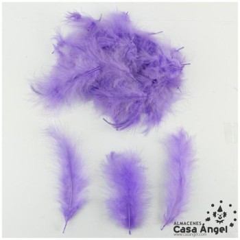 BOLSA DE PLUMAS MARABÚ MEDIA 15cm