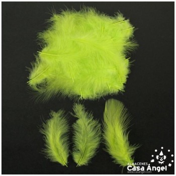 BOLSA DE PLUMAS MARABÚ MEDIA 15cm
