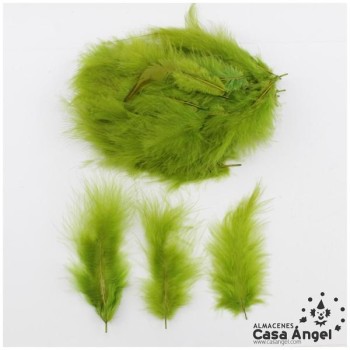 BOLSA DE PLUMAS MARABÚ MEDIA 15cm