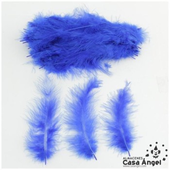 BOLSA DE PLUMAS MARABÚ MEDIA 15cm
