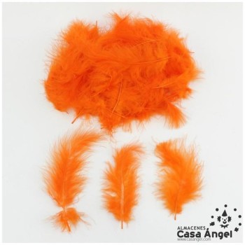 BOLSA DE PLUMAS MARABÚ MEDIA 15cm