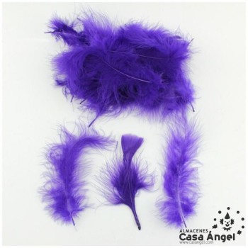 BOLSA DE PLUMAS MARABÚ MEDIA 15cm