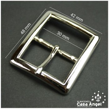 HEBILLA RECTANGULAR NÍQUEL 48x42mm