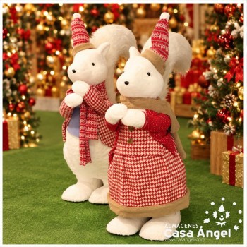 ARDILLAS DE NAVIDAD DE 120 CM