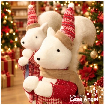 ARDILLAS DE NAVIDAD DE 120 CM