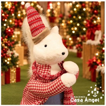ARDILLAS DE NAVIDAD DE 120 CM