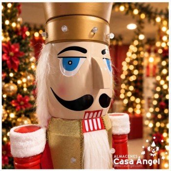 SOLDADO CASCANUECES CON TAMBOR DE NAVIDAD 180 cm