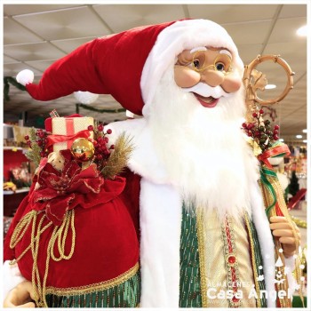 SANTA CLAUS DECORATIVO DE NAVIDAD 180cm