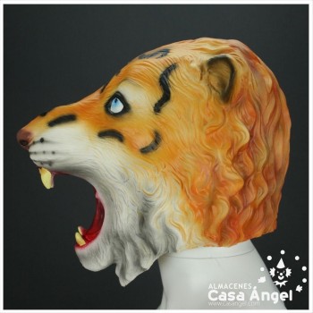 CARETA TIGRE DE LÁTEX DISFRACES