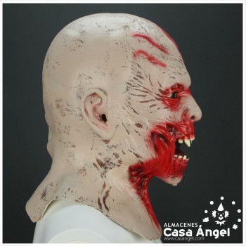 CARETA DE LÁTEX VAMPIRO CON SANGRE