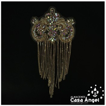 APLICACIÓN DE FLECOS LARGOS EN ORO BOREAL Y PLATA BOREAL 30X15cm