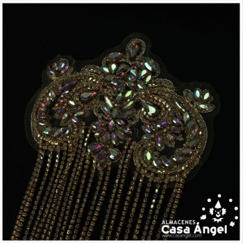 APLICACIÓN DE FLECOS LARGOS EN ORO BOREAL Y PLATA BOREAL 30X15cm