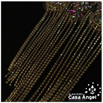 APLICACIÓN DE FLECOS LARGOS EN ORO BOREAL Y PLATA BOREAL 30X15cm