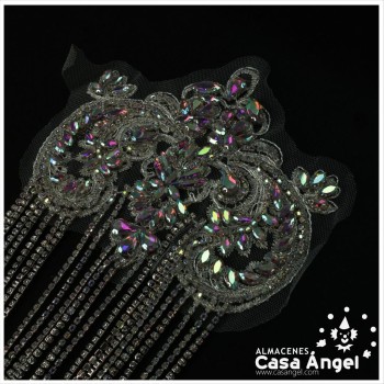 APLICACIÓN DE FLECOS LARGOS EN ORO BOREAL Y PLATA BOREAL 30X15cm