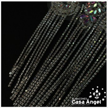 APLICACIÓN DE FLECOS LARGOS EN ORO BOREAL Y PLATA BOREAL 30X15cm