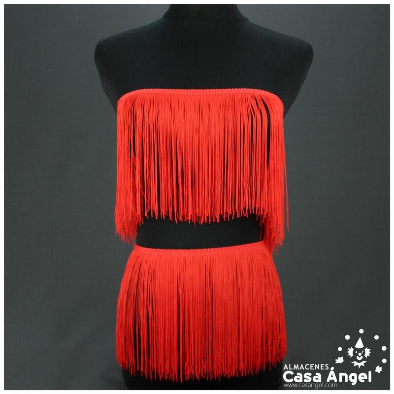 FLECO DE NYLON ROJO MATE ANCHOS DE 5cm A 100cm