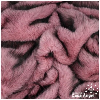 TELA DE PELO ROJO DE PUNTA NEGRA SERIE ASANI 150cm